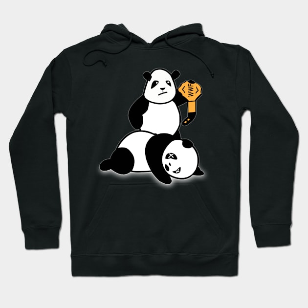 Panda Parody WWF Hoodie by vestiart